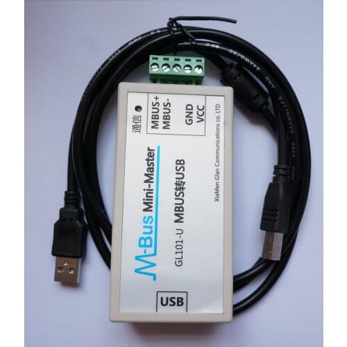 MBUS/M-BUS To USB Converter USB-MBUS Meter Reading Communication USB Powered For 200 Meters