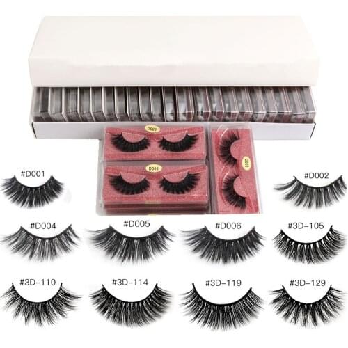 MAANGE 20/30/50/100pcs Wholesale Eyelashes 3d Mink Natural Mink Eyelashes Wholesale False Eyelash Makeup Thick Fake Lash In Bulk