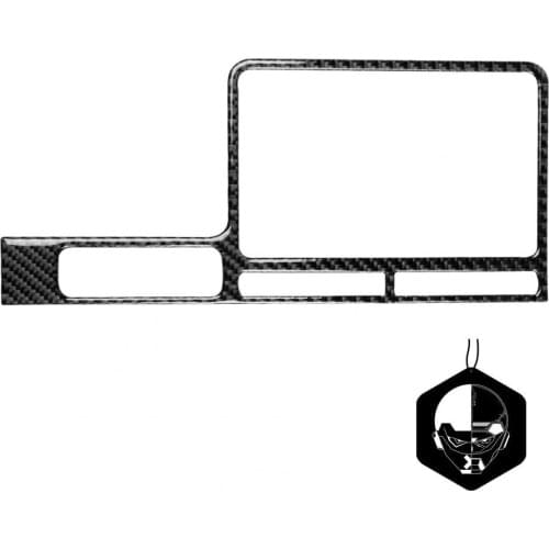 Navigation Screen Sticker Closed Scratch-proof Carbon Fiber Car Navigation Decoration Sticker for Nissan GTR R35 2008-2016