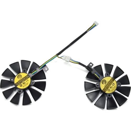 New 88MM PLD09210S12HH DC 12V 4Pin Cooler Fan Replacement For ASUS ROG STRIX GTX1060 1070 Ti RX 470 570 580 Graphics Card Fans