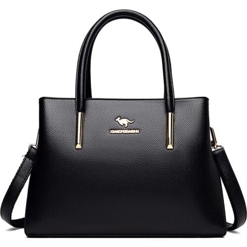 Luxury Designer Brand Shoulder Bag Women New Large PU Leather Handbags Elegant Solid Color Big Crossbody Bag Gift for Women 2021