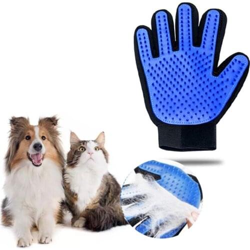 Cleaning Pet Dog Cat Hair Removal Brush Glove Deshedding Hair Removal Comb for Dog Cat Detangler Massage Brush Dog cat supplies