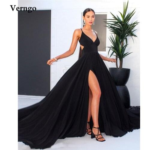 Verngo Womens Evening Chiffon Dresses
