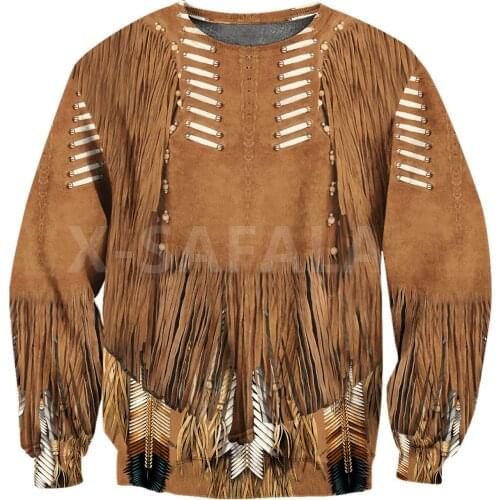 Native Indian Cosplay 3D Print Spring Autumn Hoodie Man Women 4 Harajuku Outwear Zipper Pullover Sweatshirt Casual Unisex