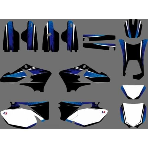 0499 Power NEW TEAM GRAPHICS BACKGROUNDS DECALS For Yamaha WR250F WR450F WRF250 WRF450 2005 2006 WRF 250 450 WR 250F 450F