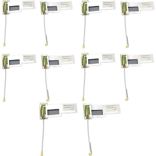 10pcs/5set 2.4/5GHz 802.11ac Bluetooth WIFI Antenna Ufl/Ipx connector for Intel 7260 3160 6235 6300 BCM94352HMB BCM94360CD