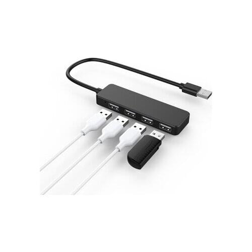 10pcs/Ultra-thin HUB Converter for Plug-and-Play with High Speed One Drag Four Interfaces in Hub Hub Hub of USB Extension Dock