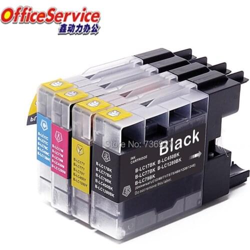 3Sets LC17 LC77 LC79 LC450 LC1280 Compatible Ink Cartridge For Brother MFC-J825DW J625DW J432W J430W DCP-J725DW J925DW printer