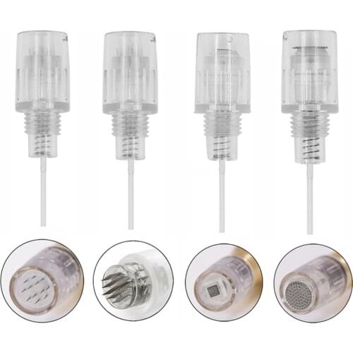 5/30/50/100pcs 8mm Screw Port Tattoo Cartridges Microneedling Needles Microneedle Tip For MTS Derma Micro Nano Tattoo Needles