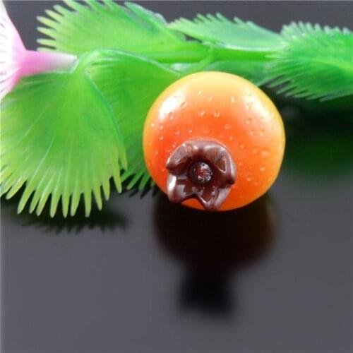 5pcs Resin Vegetable Yellow Pomegranate Style Jewelry Pendants Charms Finding Jewelry Making Key Chain Accessary 31*21*21mm