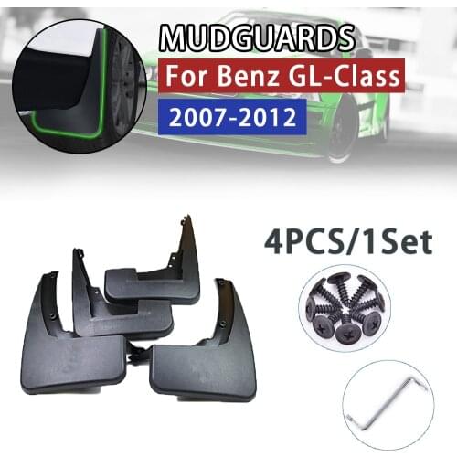 Mudflaps for Mercedes Benz GL-Class X164 2007~2012 Fender Mud Guard Flaps Splash Flaps Mudguards Accessories GL350 GL450 2010