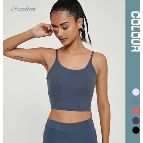 Cardism Womens Sports Vest Crop Top Fitness Seamless Bra 2020 Push Up Sport Top Fashion Bra Sexy For Woman Bralette Female