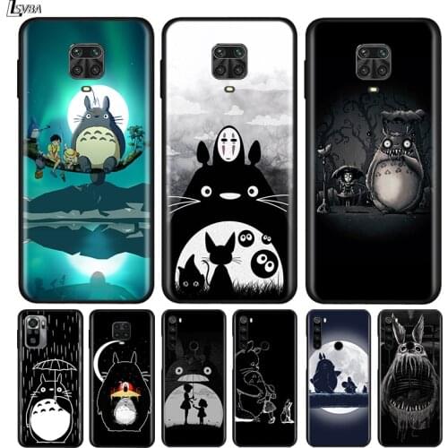 Silicone Cover Studio Ghibli Totoro For Xiaomi Redmi Note 10 10S 9 9C 9S Pro Max 9T 8T 8 7 6 5 Pro 5A 4X 4 Phone Case