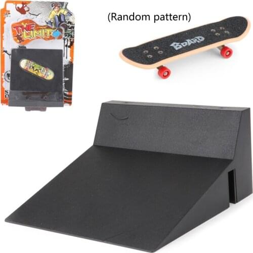 Fingerboard Rail Park Stair Kit Stairs Mini Skateboards for Kids Skateboard Training Mini Board Game