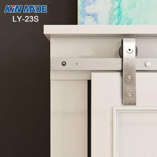 Kinmade Cabinet Stainless Steel Sliding Barn Door Hardware Kit Wood Door Closet TV Stand Wall Cupboard Hardware