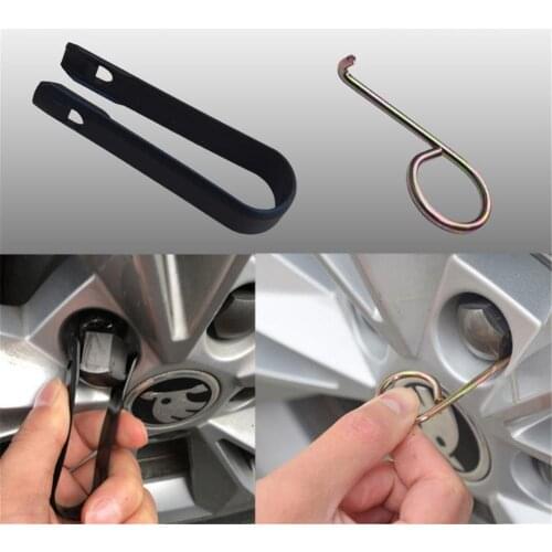 HOT Car Wheel Hub Screw Cover Bolt Caps Tire Anti-theft Screw Cap Removal Hook Wheel Nut Cover Cap Removal Tool Dropshipping