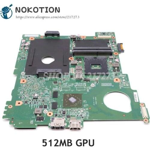 NOKOTION For Dell Inspiron 15R N5110 Laptop Motherboard CN-0NKC7K 0NKC7K Main Board HM67 DDR3 HD6470M 512mb