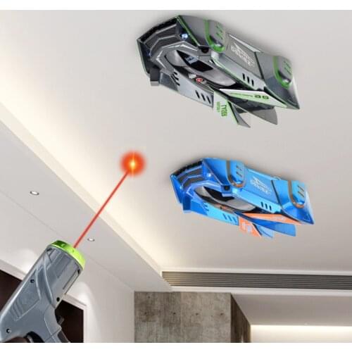 RC Mini Infrared Climbing Car 702 Follow-light Stunt drift Gravity Ceiling Rotating Radio Model Electric car Toys for children