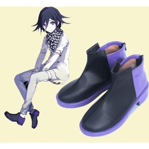 Anime New Danganronpa V3 Cosplay Shoes Boots Ouma Kokichi Cosplay Shoes Halloween Party Daily Leisure Game Cosplay Shoes
