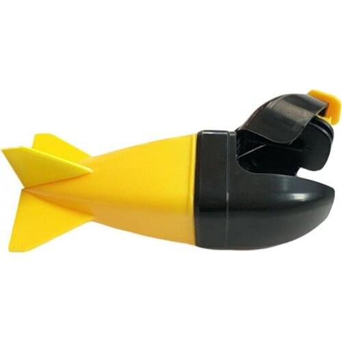 Yellow Rockets Spod Bomb Fishing Feeder Bait Container for Carp