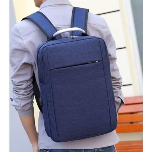 Oxford Ultralight Backpack Anti-Theft Office Men USB Charging Backpack Laptop Notebook Travel School Multifunction Business Bag