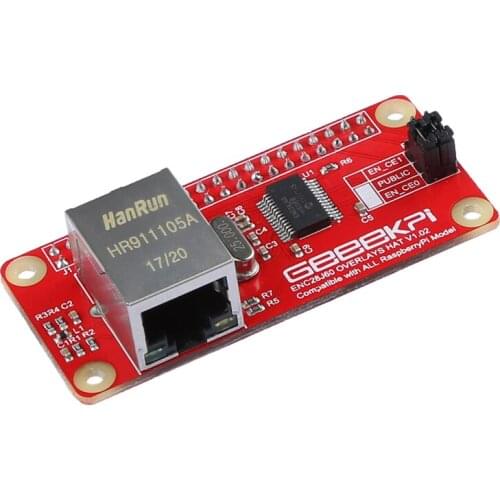 PI ZERO/ZERO W ENC28j60 Network Adapter Module