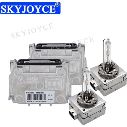 SKYJOYCE Original 35W D1S HID Xenon Kit OEM 6G 89034934 35W D1S HID Ballast 4300K 5000K 6000K 8000K D1S D3S Car Headlight Kit