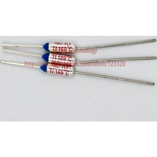 20pcs/lot) RY169 TF 169 Degree Celsius 169C 10A 250V Temperature Thermal Fuse