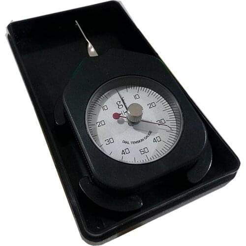 Pointer Dual Needles Dial Tension Meter Tester Gauge with 30-150-30g Measurement Range 5g Division Value Tensionmeter