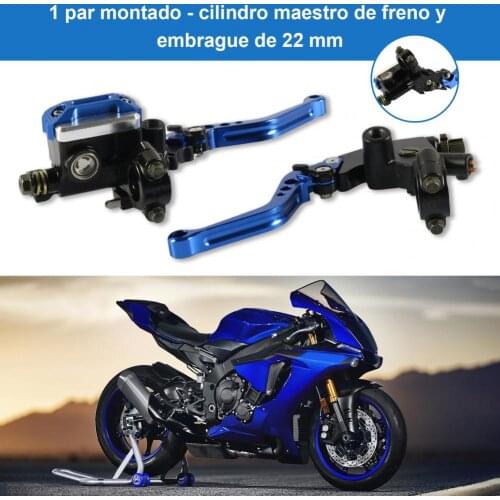 2Pcs Motorcycle Brake Lever Universal Adjustable Pivot Design 22MM Motorcycle Clutch Master Cylinder for Dirt Bike Accessories