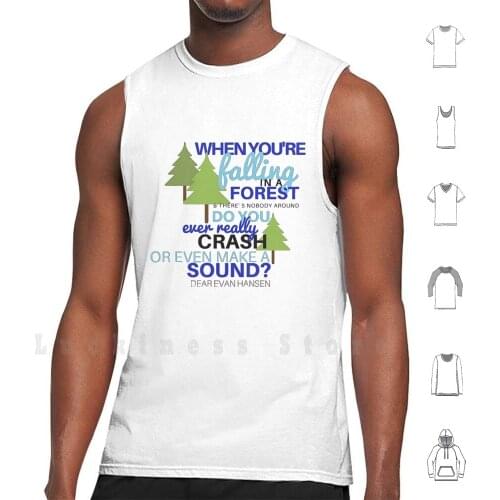 Dear Evan-You Will Be Found Brother Tank Tops Vest 100% Cotton Dearevanhansen Dear Evan Hansen Musical Pasek And
