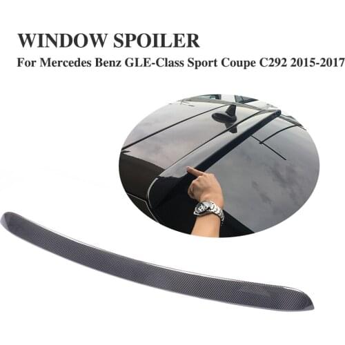 Carbon Fiber Rear Roof Spoiler Trunk Lip Wing for Mercedes Benz GLE-Class GLE43 GLE63 AMG GLE350 Sport Only 2015-2017