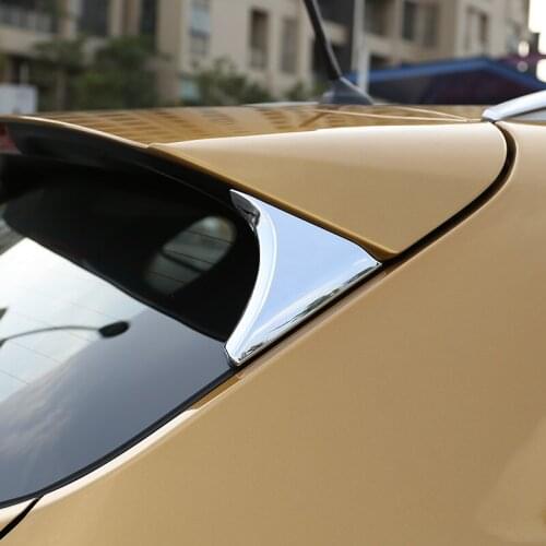 2pcs for Nissan Qashqai 2016-2017 tail rear triangle trim body trim