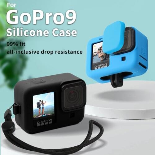 Go Pro Accessories Action Camera Case Protective Silicone Case silicon Skin for GoPro Hero 9 Black Hero 9 Camera Mount