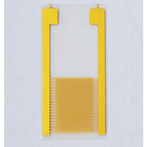 100um Large-size Flexible Interdigital Electrode PET Capacitor Array Scientific Research Experiment Sensor Chip Gold Electrode