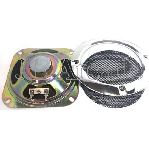 2 pcs/lot Square 8ohm 5W speaker with silver speaker net for DIY arcade game machine game machine accessory