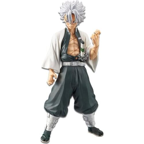 2021 Anime Figurine Model Demon Slayer Kimetsu No Yaiba Shinazugawa Sanemi Figures PVC Model Toys