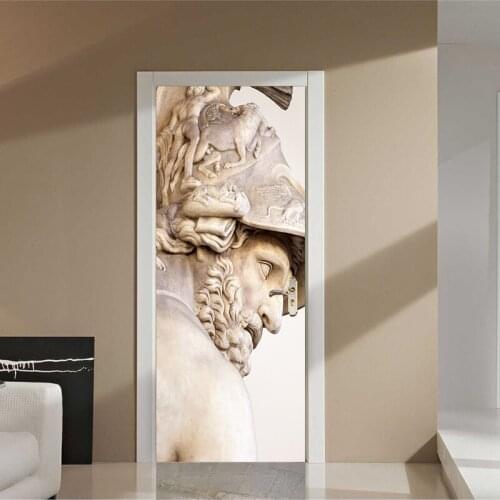 2pca/set Custom Mural Wallpaper Wall Painting Poster Door Sticker Living Room Sofa TV Background Wall Mural Home Decoration