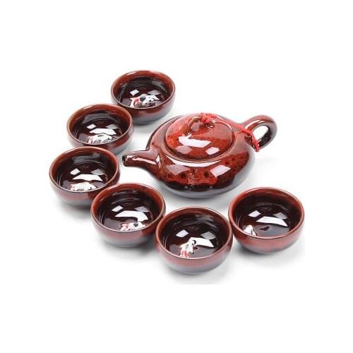 7pcs Tea Sets Exquisite Celadon Tea Set Include 6 Cups 1 Tea Pot Brand Exquisite Set Kung Fu Tea Cup Unique Gift