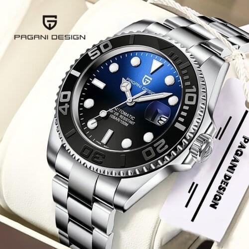 Pagani Design Military Business Mens Watches Mechanical Automatic Watch Sapphire NH35A Waterproof Luminous Relogio Masculino