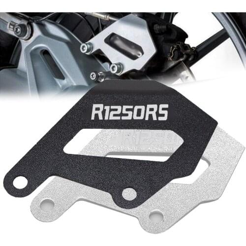 For BMW R1200 RS R 1200 RS R1200RS LC 2014 2015 2016 Motorcycle CNC Rear Brake Caliper Cover Guard protector protec R1200RS LOGO