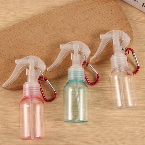 Travel Shower Gel Cleaning Solution Atomizer Perfume Bottles Keychain Holder Refillable Empty Bottle Spray bottle
