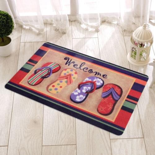 Printing dust-slip mats entrance door mats rub strips bedroom bed mat factory direct