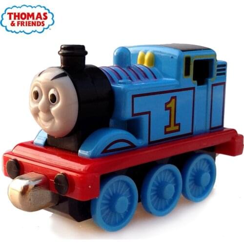 Thomas and Friends Thomas No.1 Blue Metal Alloy Magnetic Blockss Train Model Children Educational Toys Kids Christmas Gifts