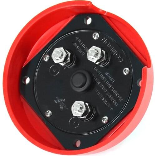 Battery Selector Switch, 6-32 V Dual Batteries Power Selection Switch for Car, Vehicle, RV and Boat (1-2-All-Off Switch)