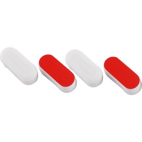 4Pcs/lot Self-adhesive Bidet Toilet Seat Cushion Is Strongly Bonded In White Bidet Attached Antislip Toilet Cover Gasket Bumper