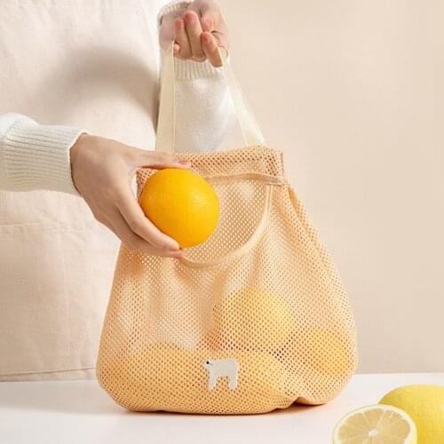 Mesh Fruit And Vegetable Hanging Bag Storage Bag Kitchen Gadgets Accessories Organizers Storage Kitchen Accessories Container
