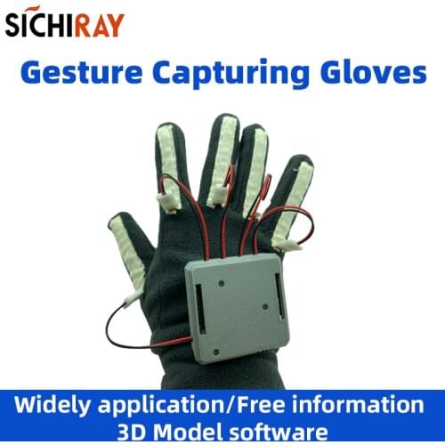 Gesture Capturing System Finger Hand Wrist Bending Wearing Device Intelligent Gloves Bending Sensor Robot Fingers Available
