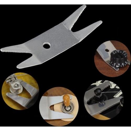 Zebra Guitar Bass Steel Multi-tool Spanner Wrench Knob Jack Tuner For Tightening Pots Switches For Bass Guitar Parts Accessories