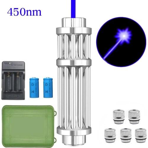 Hight powerful laser that burn Blue Beam Visible Lights Torch Strong Super Fire Burning Wood Tactical Laser Pen Military